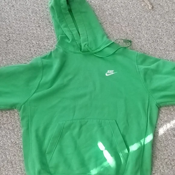 Nike Sweaters Bright Green Nike Hoodie Size Medium Poshmark